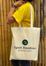 Load image into Gallery viewer, Spun Bamboo Tote Bag
