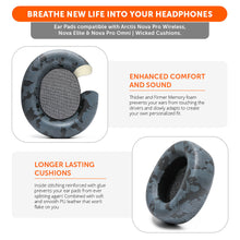 Load image into Gallery viewer, Arctis Nova Pro Wireless, Nova Elite &amp; Nova Pro Omni Earpads - WC PadZ Nova Pro Wireless
