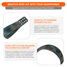 Load image into Gallery viewer, Upgraded Silicone Headband for Audeze Maxwell 1 and 2 - WC HeadbandZ
