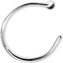 Load image into Gallery viewer, 20G 5/16 Solid 18K White Gold Nose Hoop
