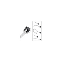 Load image into Gallery viewer, Solid 14K White Gold 2mm Black Cubic Zirconia Nose Ring
