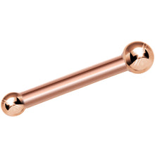 Load image into Gallery viewer, Solid 14K Rose Gold 1.5mm Ball Nose Ring
