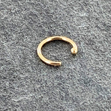 Load image into Gallery viewer, 20G 1/4 14k Solid Yellow Gold Nose Hoop
