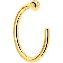 Load image into Gallery viewer, 20G 1/4 14k Solid Yellow Gold Nose Hoop
