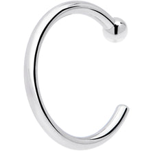 Load image into Gallery viewer, 20G 1/4 14k Solid White Gold Nose Hoop
