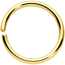 Load image into Gallery viewer, 14G 1/2 Handcrafted Solid 14k Yellow Gold Seamless Circular Ring
