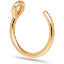 Load image into Gallery viewer, 3 Pack 14k Gold Filled and 925 Silver Fake Nose Rings
