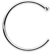 Load image into Gallery viewer, Real Platinum Nose Hoop - Hypoallergenic &amp; Luxurious
