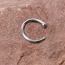 Load image into Gallery viewer, 20G 5/16 Solid 14K White Gold Nose Hoop
