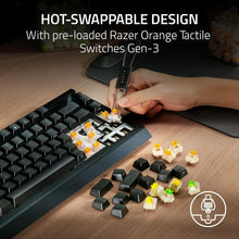 Load image into Gallery viewer, Razer BlackWidow V3 Pro Wireless Gaming Keyboard – Mechanical RGB – Black – Certified Refurbished
