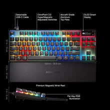Load image into Gallery viewer, SteelSeries Apex Pro TKL Mechanical Gaming Keyboard – Black – Wired – Certified Refurbished
