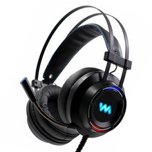 Load image into Gallery viewer, Modern Gaming Headset with Mic LED Light Deep Bass Game Stereo Earphones Headphones for PC PS4 (Black)
