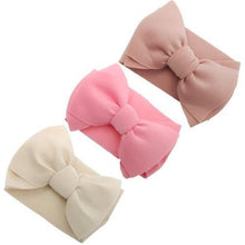 Load image into Gallery viewer, Modern Luxury Elegant Baby Girls Headband Turban Photography Props Baby Hair Accessories Bow 3 Pcs Set For Girls Baby
