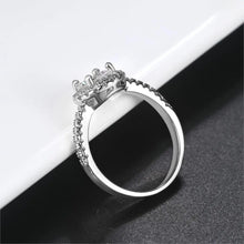 Load image into Gallery viewer, Wedding Engagement Promise Rings For Women Female Silver Color Women&#39;s Ring With Stone Zirconia Aesthetic Accession Jewelry R319
