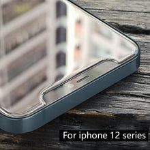 Load image into Gallery viewer, 2PCS Super Big Arc Glass For iPhone 5S 12 Pro Max Mini 7 8 Plus SE 2022 Screen Protector Premium Oleophobic Coating Tempered glass Screen Protector, Premium Tempered Glass Easy Installation Frame Case-Friendly Tempered Glass Protector
