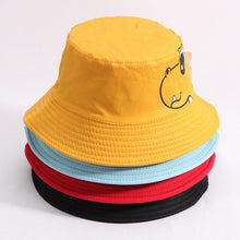 Load image into Gallery viewer, Lovely Baby Hat Soft Cotton Bucket Hat For Baby Boys and Girls Cartoon Bear Star Prints Cap Kids Fishing Hat

