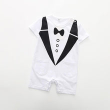 Load image into Gallery viewer, Luxury Baby Rompers Summer Style Baby Boy Girl Clothing Newborn Infant Short Sleeve Clothes Suit For Boys 1st Birthday
