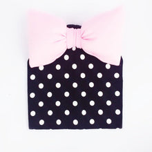 Load image into Gallery viewer, Modern Luxury Toddler Kids Children's Hat Cap With Dots Baby Cotton Colorful Big Large Bow And Scarf fork Kids
