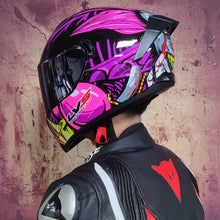 Load image into Gallery viewer, Full Face Racing Helmets Winter Warm Double Visor Motorcycle Helmet Motorbike Sports helmet LVS-701
