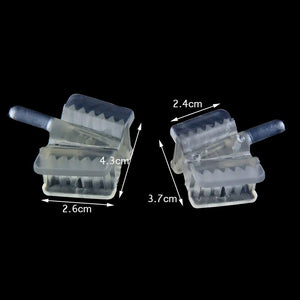 5pcs New Dental Silicone Mouth Support Holding Saliva Ejector Suction Tip Occlusal Pad Mouth Opener Retractor Oral Hygiene Mater