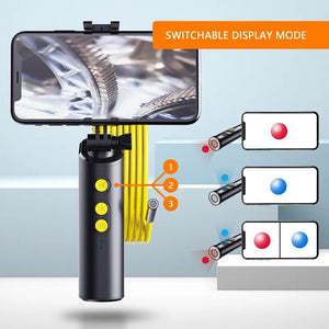 Dual Lens Camera WIFI Endoscope HD1080P 5.5MM 8MM Mini Inspection Borescope LEDs IP68 Waterproof Sanke for Android Phones Iphone