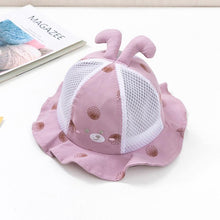 Load image into Gallery viewer, Baby Sun Hat Heart Print Baby Boy/Girl Hat Outdoor Kids Bucket Hat Children Hat Baby Beach Caps Beanie For Girls
