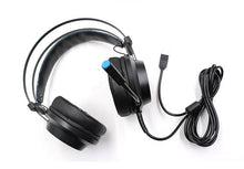 Load image into Gallery viewer, Modern Gaming Headset with Mic LED Light Deep Bass Game Stereo Earphones Headphones for PC PS4 (Black)
