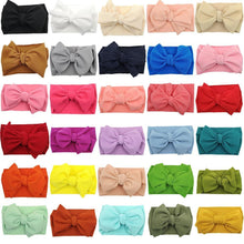 Load image into Gallery viewer, Modern Luxury Elegant Baby Girls Headband Turban Photography Props Baby Hair Accessories Bow 3 Pcs Set For Girls Baby
