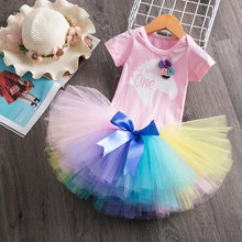 Load image into Gallery viewer, NEW Trend Black 1st Birthday Elegat Infant Baby Girls Princess Dress For Kids Party Dresses Children Clotes
