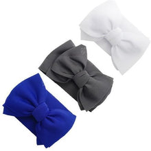 Load image into Gallery viewer, Modern Luxury Elegant Baby Girls Headband Turban Photography Props Baby Hair Accessories Bow 3 Pcs Set For Girls Baby
