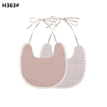 Load image into Gallery viewer, Handmade Luxury Floral Baby Bib Accessories Burp Cloths Newborn Baby Boy Girl Kids Cartoon Bibs 100% Cotton Linen Waterproof Saliva Bib For Kids
