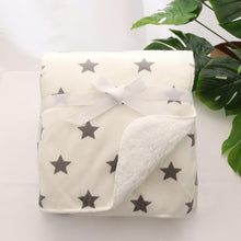 Load image into Gallery viewer, Baby Blankets New Layer Coral Fleece Infant Swaddle  Wrap Owl Printed Newborn Baby Bedding Blanket
