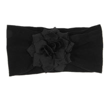 Load image into Gallery viewer, Cute 1PCS Baby Girls Lotus Flower Nylon Headband Knot Elastic Newborn Toddler Headwraps Kids Hair Accessories Gifts

