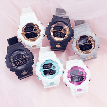 Load image into Gallery viewer, Electroic Shock Digital Watch Unisex Sports Waterproof  Watch With LED Colorful Mode Wristwatch For  Men and woman
