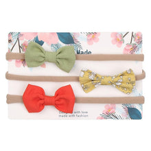 Load image into Gallery viewer, Baby Girls Headband Infant Elastic Headwear Kids Hair Accessories Bow Set For Baby Girls
