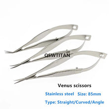 Load image into Gallery viewer, 8.5cm Venus scissors Ophthalmic microsurgery surgical scissors animal experiment tool
