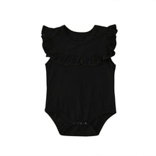 Load image into Gallery viewer, Newborn Baby Girl Clothes Ruffled Sleeveless Bodysuit Solid Playsuit Jumpsuit Outfits For Girls
