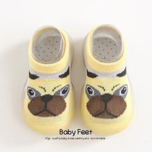 Load image into Gallery viewer, Baby Shoes First Shoes Toddler First Walkers Boy Soft Sole Rubber Outdoor Baby Shoes Cute Animal Baby Anti-slip Booties
