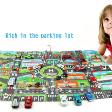 Load image into Gallery viewer, Traffic Road Carpet Play mat Rug For Cars Baby Crawling mat Climbing Pad Parking Lot Map Play Carpet for Baby and Kids
