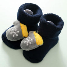 Load image into Gallery viewer, Luxury Modern Christmass Children's Socks With  Doll Baby Keep Warm Elk Non-Slip Socks Newborn For Infant Toddler Kids
