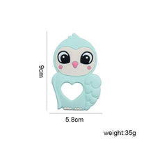 Load image into Gallery viewer, Silicone Baby Teether Toddler Toy,  Stroller Accessories For Pacifier Chain Owl Food Grade Toys Baby Teether
