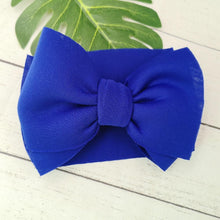 Load image into Gallery viewer, Modern Luxury Big Puff Bow Baby Girl Headbands for Girls Baby Turban Headband For Girls Baby
