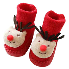 Load image into Gallery viewer, Baby Socks Christmas Newborn For Baby Boys/Girls Christmas Floor Socks Anti-Slip Baby Step Socks For Baby Kids
