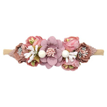 Load image into Gallery viewer, Handmade Luxury Pearl Baby Headbands Bundle Nylon Elastic  Newborn Hair Accessories for Girls Kids
