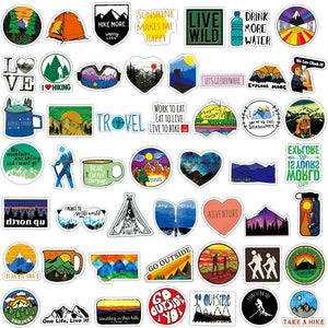 10/30/50PCS Outdoor Travel Landscape Graffiti Stickers Car Bike Travel Luggage Guitar Laptop Waterproof Classic Toy Cool Sticker