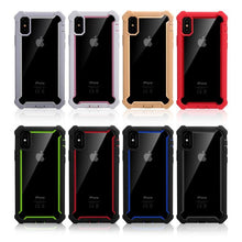 Load image into Gallery viewer, Heavy Duty Shockproof Phone Case For iPhone 14 13 12 Soft Transparent Back Cover Full-Body Clear Bumper Case with Built-in Screen Protector For iPhone
