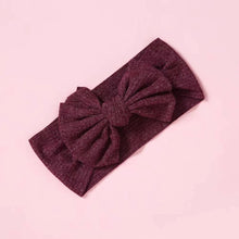 Load image into Gallery viewer, Modern Bowknot Baby Headband Elastic Turban Baby Girl Headbands Baby Girls Bow
