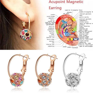 New Grind Stainless Steel Healthcare Weight Loss Earrings Hand String Slimming Healthy Stimulating Acupoints Gallstone Earring (RPM Healthcare)