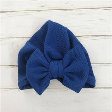 Load image into Gallery viewer, Elegant Winter Autumn Baby Girls Hat Big Bow Cotton Wool Knitted Thick Warm Baby Hat For Girls
