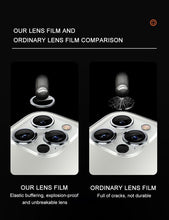 Load image into Gallery viewer, Glitter Diamond Camera Lens Protector For Iphone 13 Pro Max Mini Camera Metal Ring Glass For Iphone 12 11 Pro Max Protective Cap Diamond Glitter Camera Lens Protector On For Iphone
